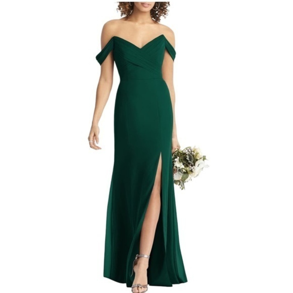 Social Bridesmaids Green Maxi Dress